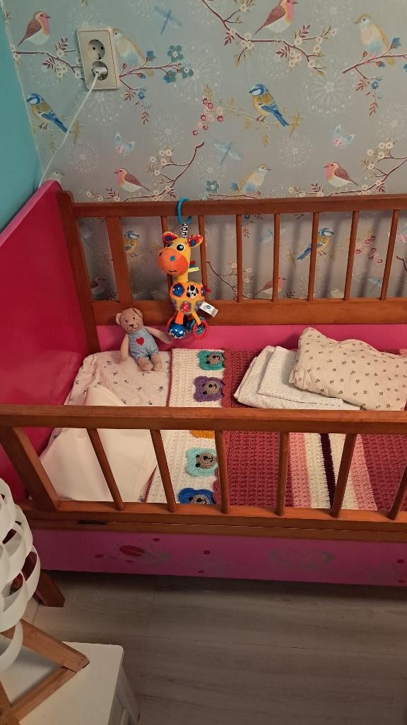 Baby Ledikant Vintage, Kinderen en Baby's, Babywiegjes en Ledikanten, Ophalen, Gebruikt, Ledikant