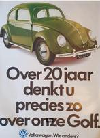 VW dealer poster, Rechthoekig Staand, Verzenden, Deurposter of groter, Zo goed als nieuw