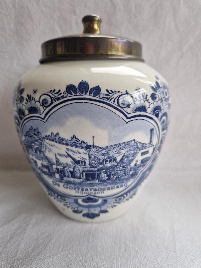 Tabakspot Plateelbakkerij Schoonhoven. "De Goffertboerderij., Ophalen of Verzenden