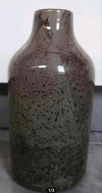 Hoge vaas ZGAN groentinten, Ophalen of Verzenden, Minder dan 50 cm, Groen, Glas