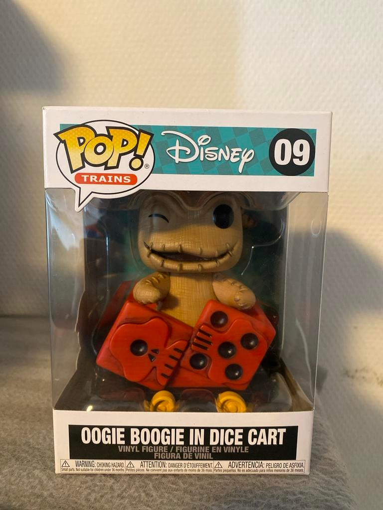 Funko Pop! Disney OOGIE BOOGIE IN DICE CART, Ophalen, Nieuw