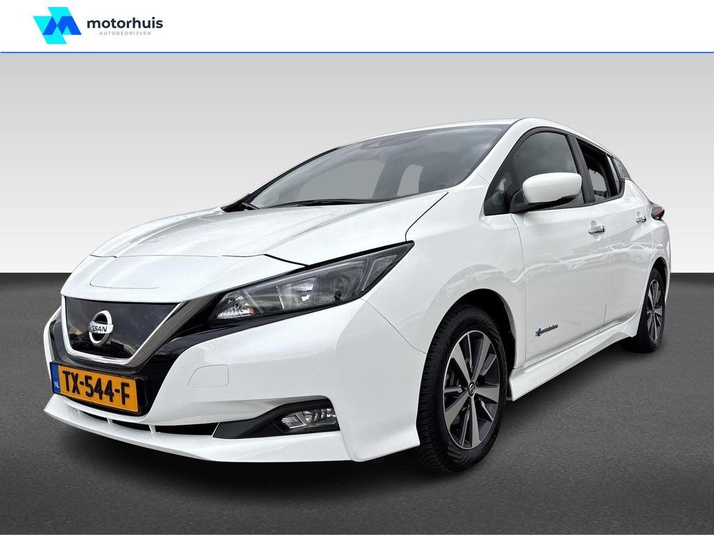 Nissan Leaf Electric 40kWh Acenta SOH 94%, Auto's, Automaat, Gebruikt, Zwart, Elektrisch