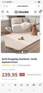 Zacht Hoogpolig Vloerkleed - Comfy Supreme Crème, Ophalen, 200 cm of meer, Crème, Modern, Hoogpolig, Comfortabel