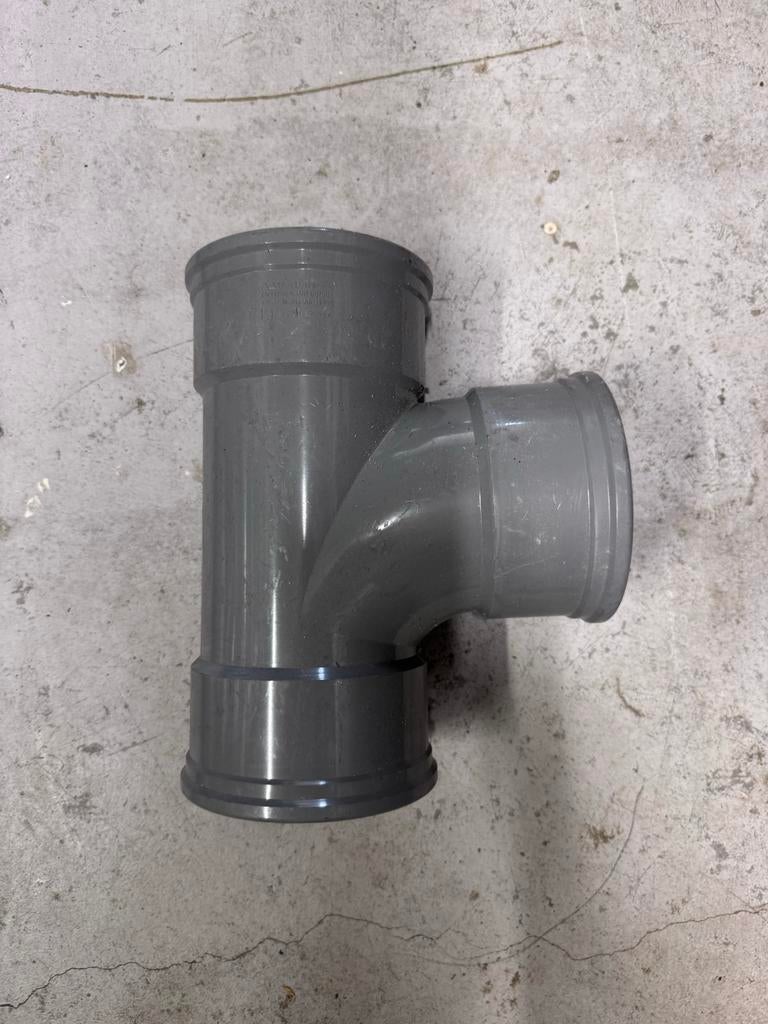 Schuifmof 125 T stuk, Doe-het-zelf en Verbouw, Buizen en Afvoer, Pvc, Overige typen, Nieuw, Ophalen of Verzenden