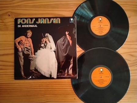 Dubbel LP  -   Fons Jansen   -   3x Andermaal   –   970, Cd's en Dvd's, Vinyl | Overige Vinyl, Zo goed als nieuw, Dubbel-LP, Fotohoes