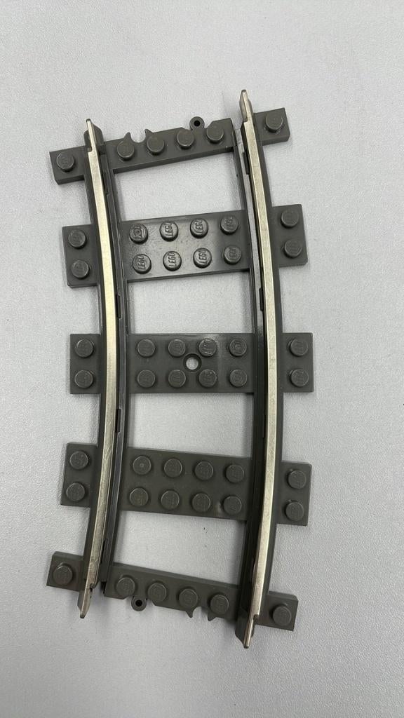 SB1905 Lego 9v trein rails (metalen geleider) bocht per stuk, Kinderen en Baby's, Speelgoed | Duplo en Lego, Ophalen of Verzenden
