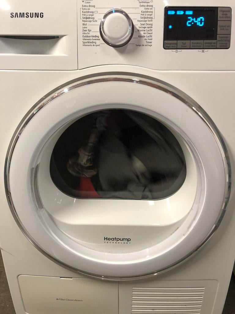 Warmtepompdroger Samsung 8,0 kg A++, Witgoed en Apparatuur, Wasdrogers, Ophalen, 6 tot 8 kg, Gebruikt, Minder dan 85 cm
