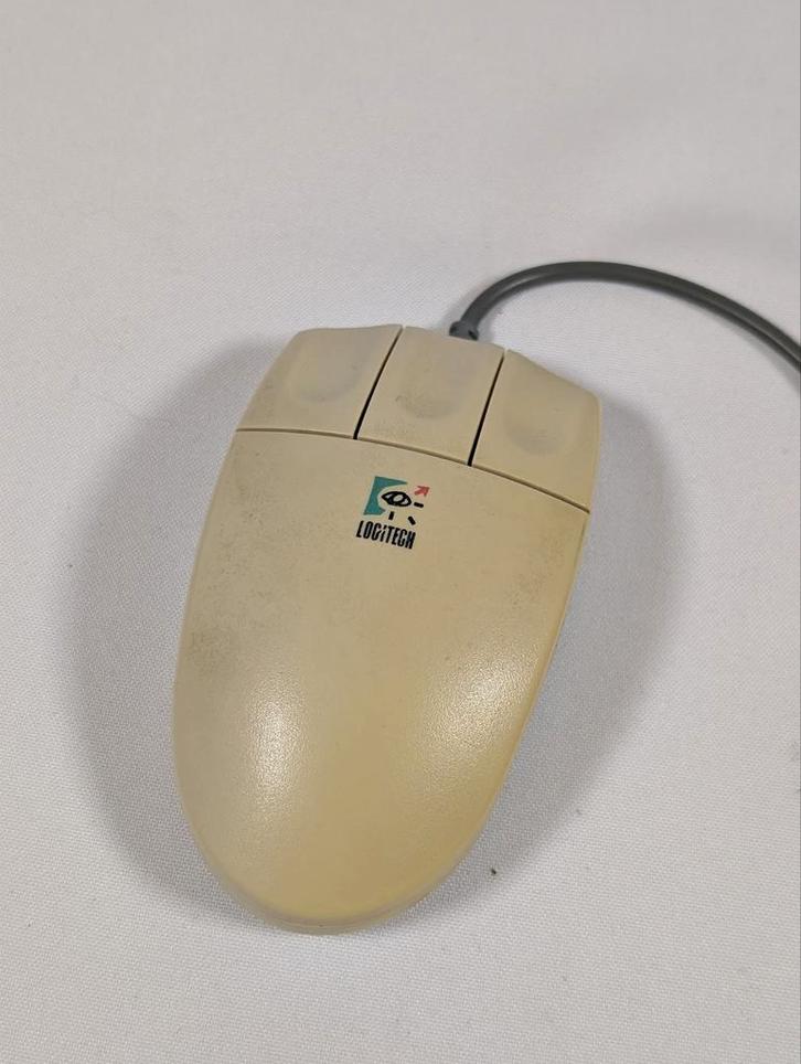 Logitech M-S35 Muis – Vintage PC Muis – Logitech, Computers en Software, Vintage Computers, Ophalen of Verzenden