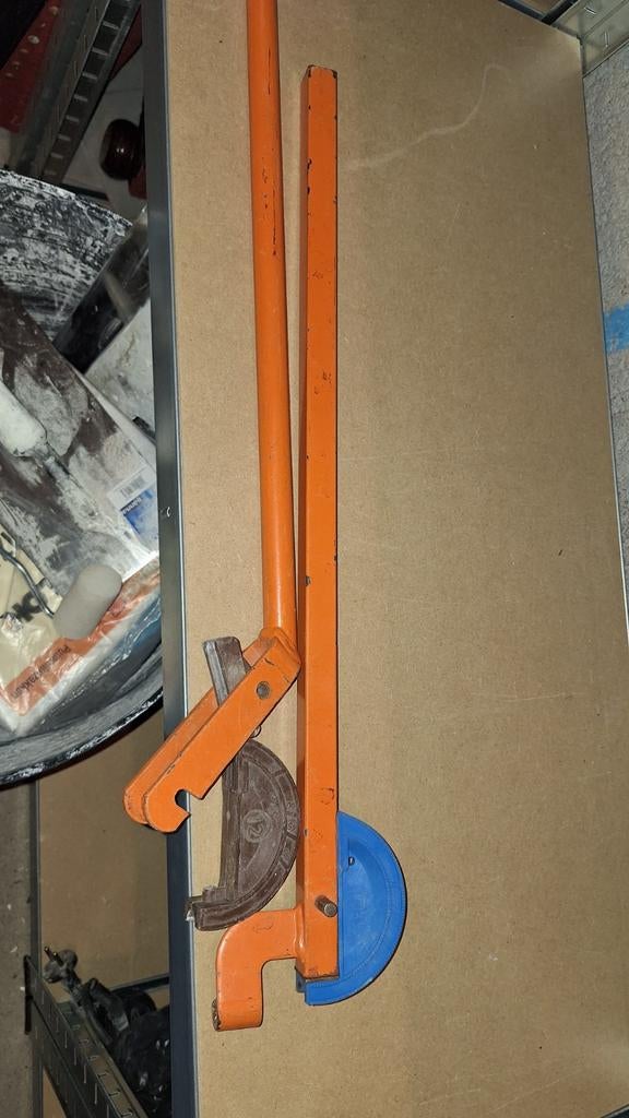 Pijpenbuiger met maten 12 en 15, Doe-het-zelf en Verbouw, Gereedschap | Handgereedschap, Ophalen, Gebruikt