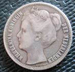 Halve 1/2 gulden 1906 Wilhelmina ZELDZAAM, Postzegels en Munten, Munten | Nederland, Ophalen, ½ gulden, Zilver, Koningin Wilhelmina