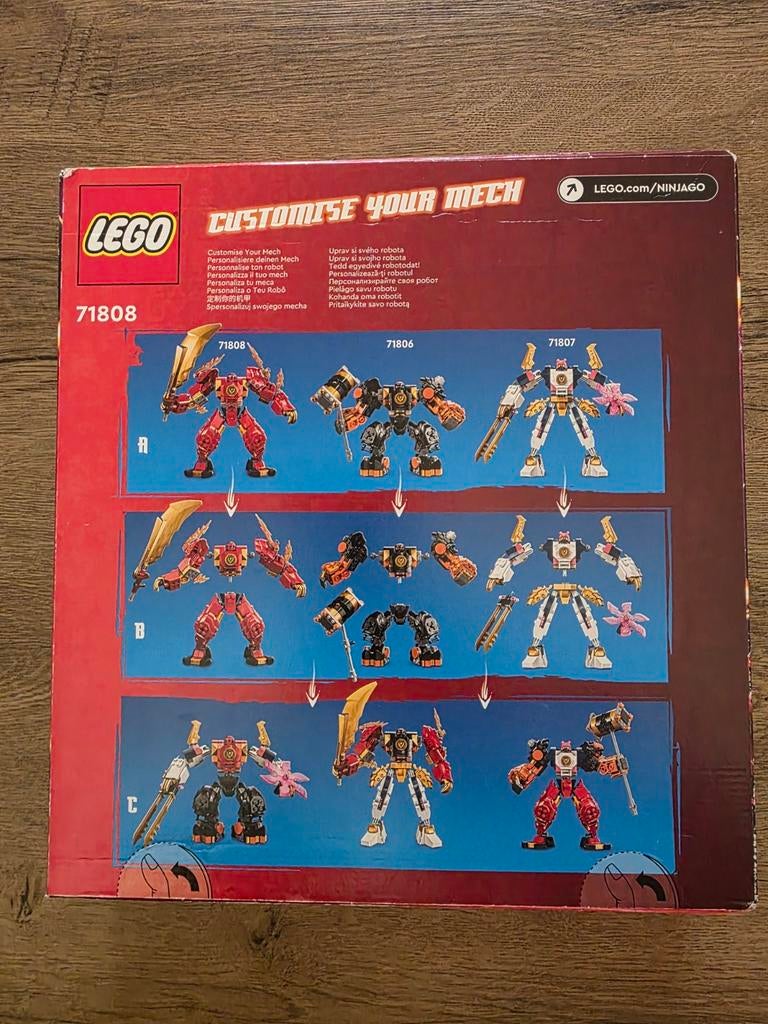 Lego Ninjago 71808 Kai's Elemental Fire Mech, Kinderen en Baby's, Speelgoed | Duplo en Lego, Nieuw, Ophalen of Verzenden, Compleet