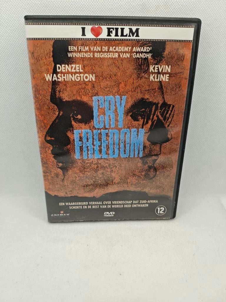 Cry freedom dvd, Ophalen of Verzenden, Zo goed als nieuw