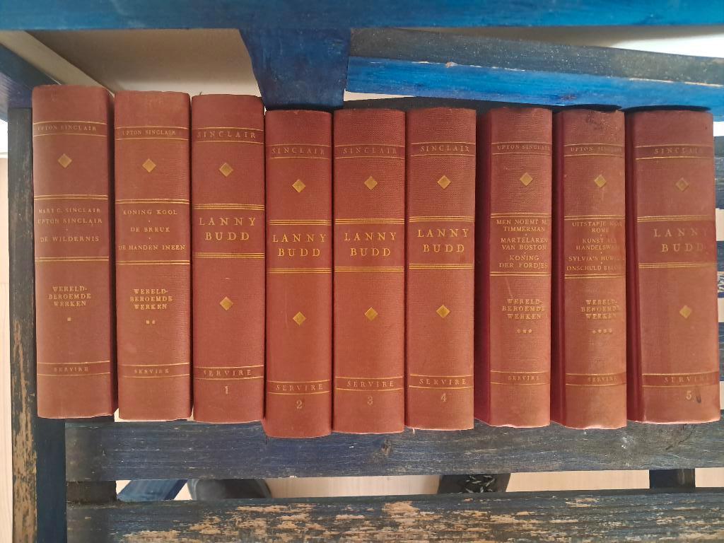 Upton Sinclair's Wereldberoemde Werken - band 1 t/m 9, Boeken, Upton Sinclair, Nederland, Ophalen, Gelezen