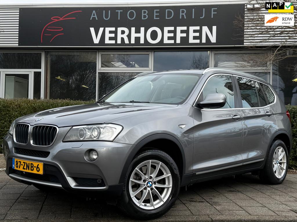 BMW X3 XDrive20i High Executive - AUTOMAAT - LEDER - STOELVE, Euro 5, Gebruikt, Zwart, 4 cilinders