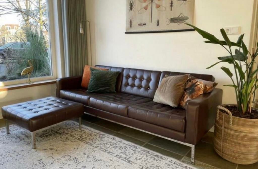 Robin Day Loft club Sofa en Hocker (Design uit 1962), Ophalen