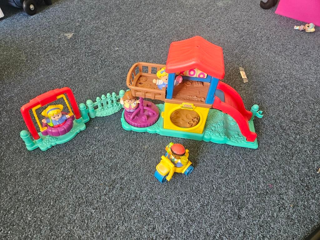 Fisher-Price Little People Speeltuin met Figuren, Ophalen, Gebruikt, Jongen of Meisje