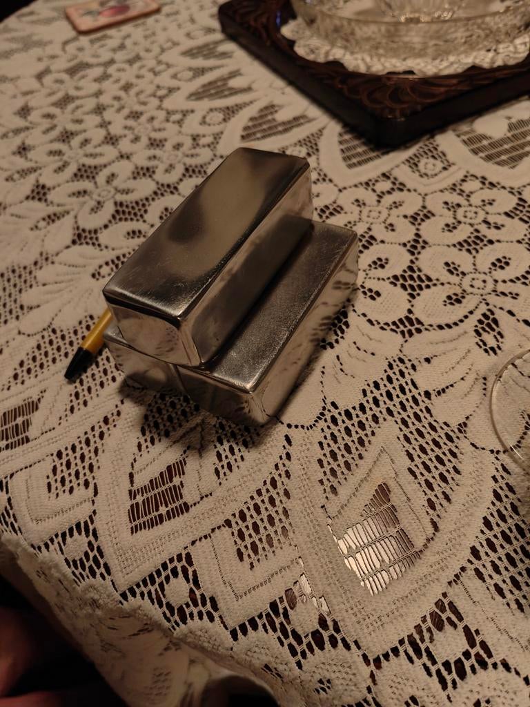 Prachtige karakteristieke UNIEKE Aluminium baren, Postzegels en Munten, Edelmetalen en Baren, Ophalen of Verzenden