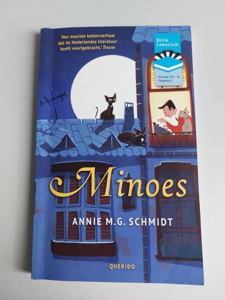 Minoes - Annie M.G. Schmidt (Querido), Boeken, Ophalen of Verzenden, Gelezen, Annie M.G. Schmidt, Fictie algemeen