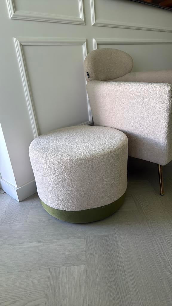 Teddy kruk en stoel, Ophalen, Zo goed als nieuw, Rond, Minder dan 50 cm