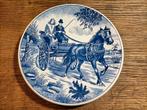 Chemkefa vintage wandbord. Ritje met de sjees. Delfts blauw., Ophalen