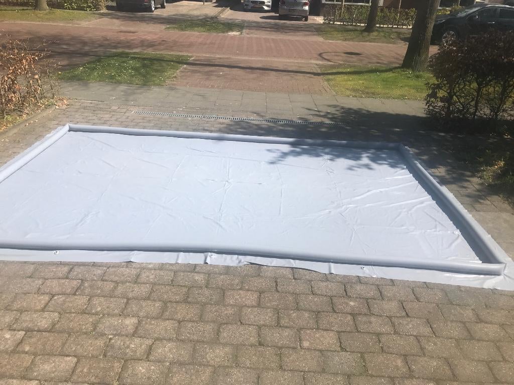 Grondzeil opblaasbaar 400 x 250 cm, Caravans en Kamperen, Kampeeraccessoires, Ophalen of Verzenden, Gebruikt