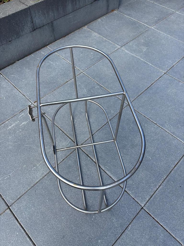 RVS Rekje voor 2 boot fenders, Watersport en Boten, Accessoires en Onderhoud, Ophalen of Verzenden, Gebruikt, Overige typen