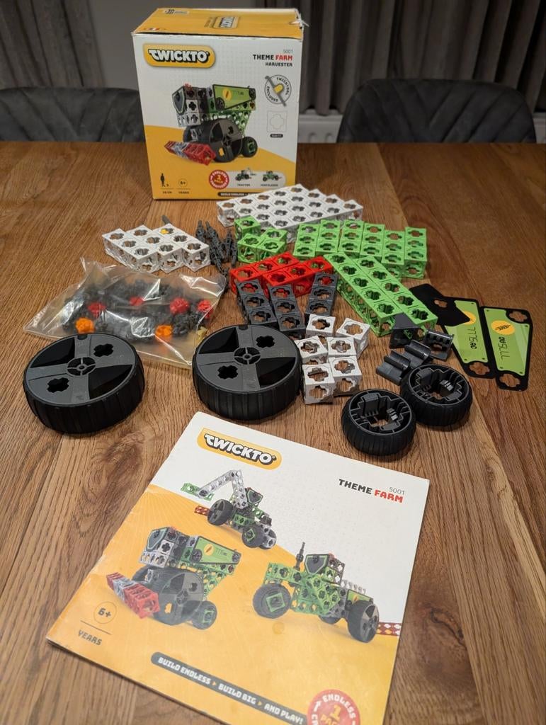 Twickto Theme Farm Harvester Bouwpakket, Kinderen en Baby's, Ophalen of Verzenden, Zo goed als nieuw, Overige merken