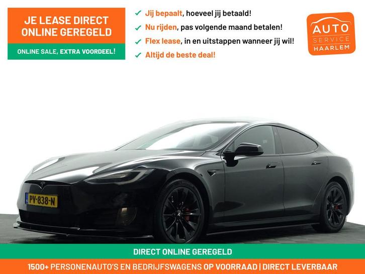 Tesla Model S 75 Performance Aut- Panodak, Park Pilot 2.0, X, Auto's, Tesla, Bedrijf, Te koop, Model S, 360° camera, ABS, Achteruitrijcamera