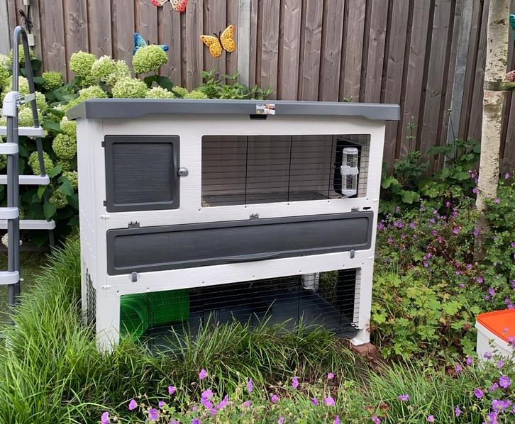 Konijnenhok, NIEUW in doos, Dieren en Toebehoren, Knaagdieren en Konijnen | Hokken en Kooien, Nieuw, Hok, 90 cm of meer, 110 cm of meer