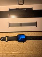 Apple Watch Series 7 45mm Midnight + 3 banden, Afstand, Zwart, IOS, Ophalen of Verzenden