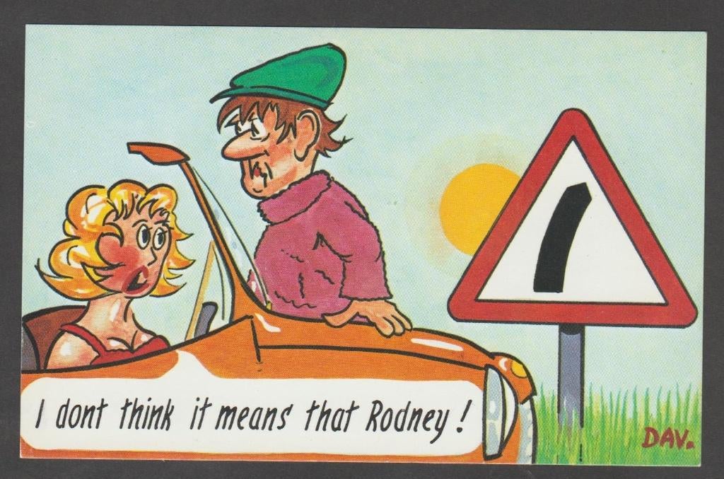 Ansichtkaart, Engelse humor, Rodney  (2136), Verzenden, 1980 tot heden, Overige thema's