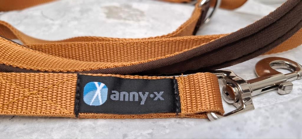AnnyX verstelbare riem, 2,5cm breed, 3m lengte, Dieren en Toebehoren, Ophalen of Verzenden, Zo goed als nieuw, Hondenriem