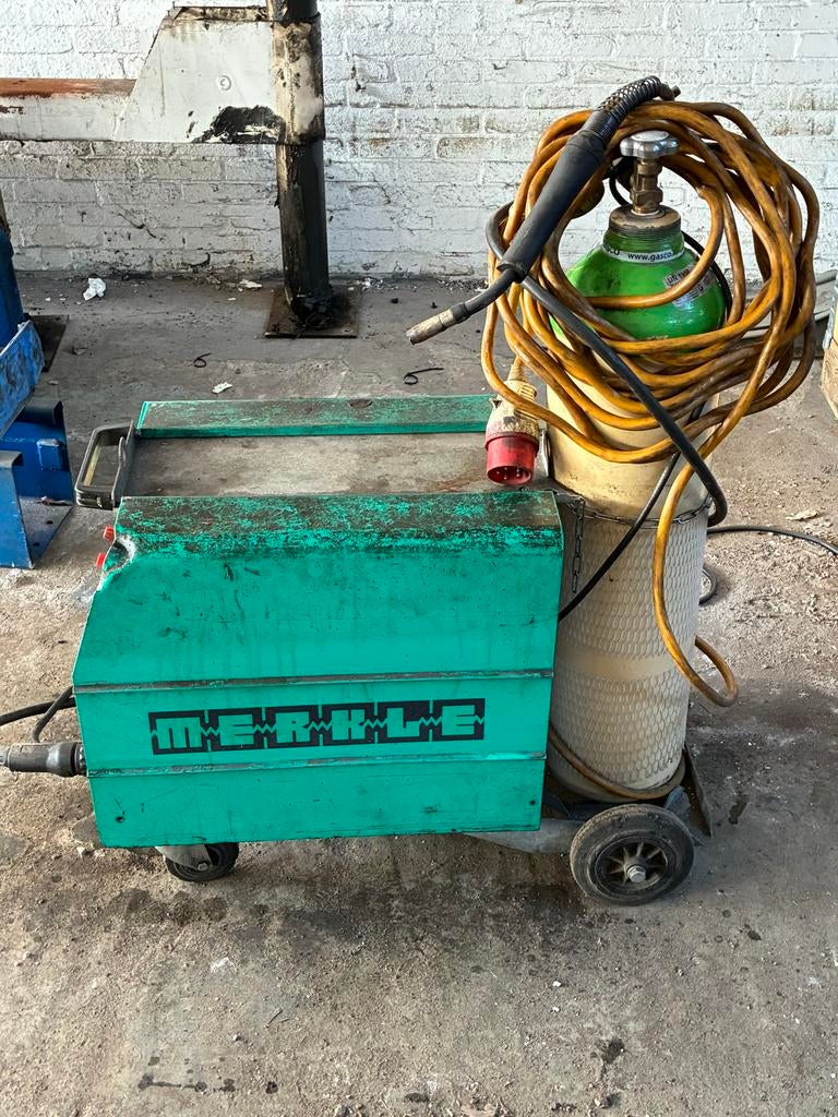 Merkle M 185 K lasapparaat, Doe-het-zelf en Verbouw, Gereedschap | Lasapparaten, Ophalen, Gebruikt, Minder dan 150 ampère, Overige typen