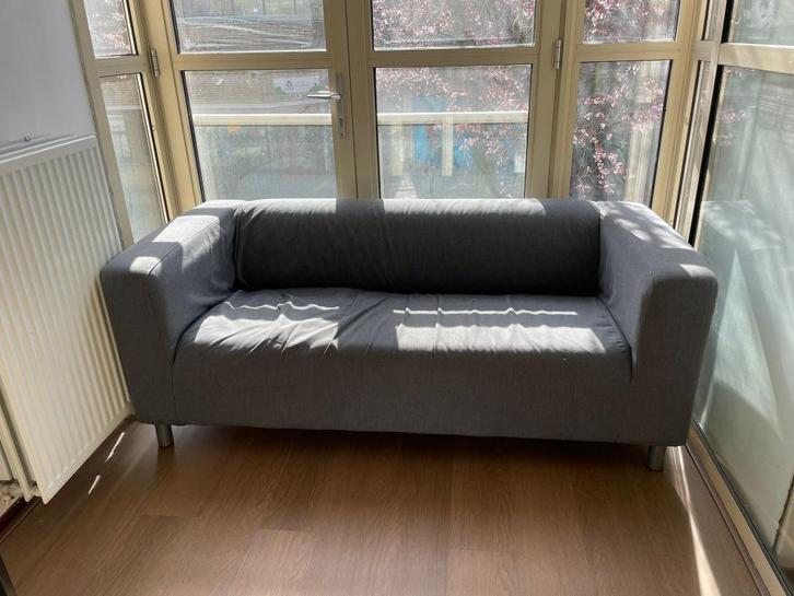 KLIPPAN 2-zitsbank IKEA, Huis en Inrichting, Banken | Bankstellen, Zo goed als nieuw, Rechte bank, Tweepersoons, 150 tot 200 cm