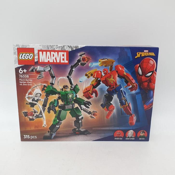 LEGO Marvel 76338 Mech Battle: Spider-Man VS. Doc Ock Nieuw!, Kinderen en Baby's, Speelgoed | Duplo en Lego, Nieuw, Ophalen of Verzenden