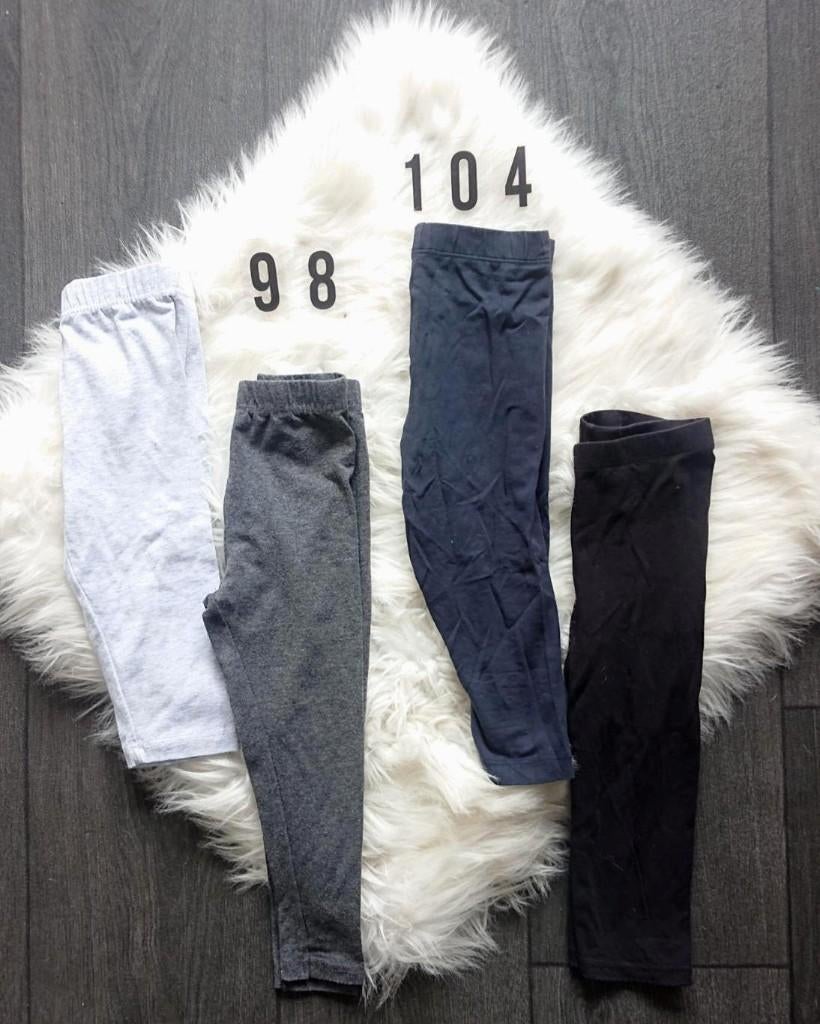 Bundel zomer leggings 4 stuks maar 98-104, Kinderen en Baby's, Kinderkleding | Maat 98, Ophalen of Verzenden, Gebruikt, Meisje