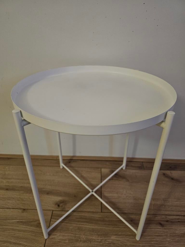 IKEA GLADOM salontafel met dienblad  - Nieuw!, Huis en Inrichting, Ophalen, Nieuw, Rond, Metaal of Aluminium