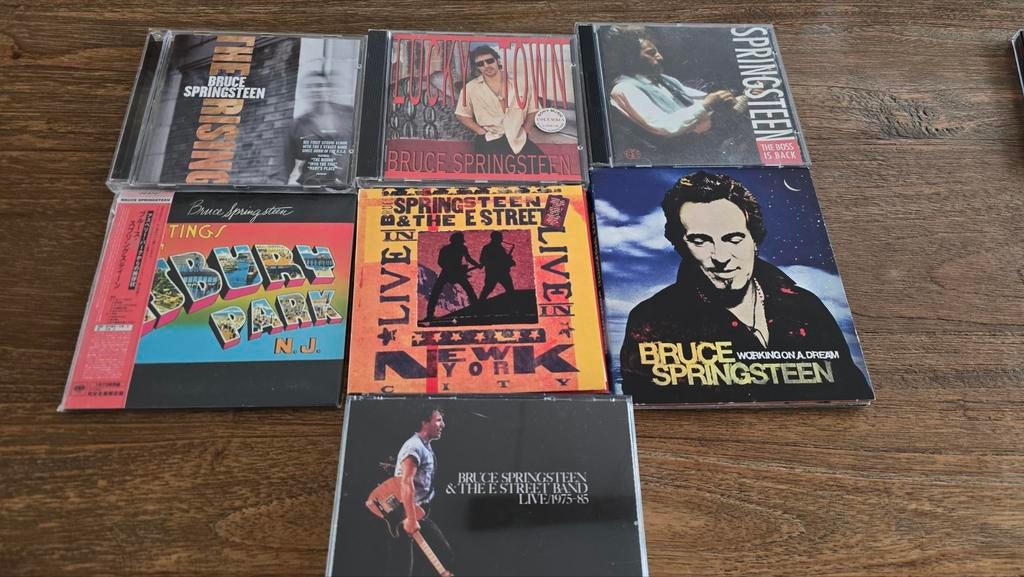 6x Bruce Springsteen cd's, Cd's en Dvd's, Cd's | Rock, Gebruikt, Poprock, Ophalen of Verzenden