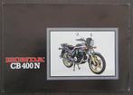 Folder Honda CB 400 N - 1982 (Nederlands) - 4 blz, Verzenden, Honda