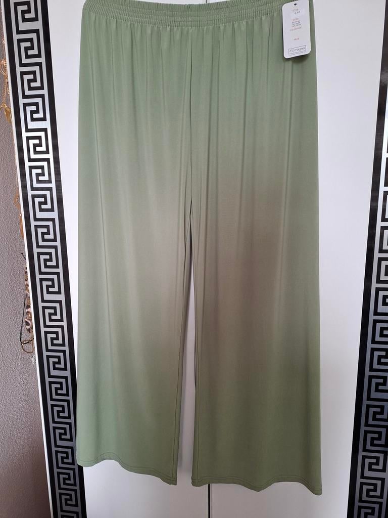 MAGNA BROEK MAAT 52 54, Kleding | Dames, Grote Maten, Ophalen of Verzenden, Nieuw, Groen, Broek of Spijkerbroek