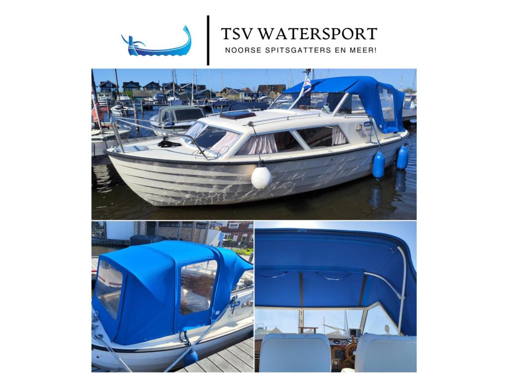 Prachtige Nidelv 24! veel vernieuwd!, Watersport en Boten, Motorboten en Motorjachten, Gebruikt, Polyester, 6 tot 9 meter, Diesel