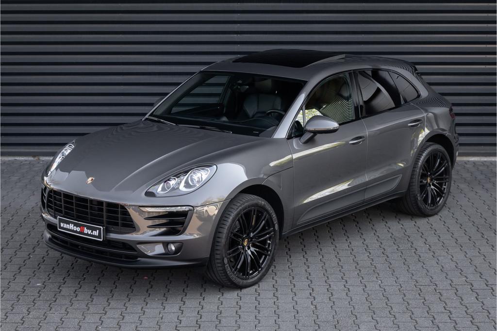 Porsche Macan 2.0 18stoel-Trekhaak-21 inch-Pano (bj 2017), Auto's, Porsche, Automaat, Gebruikt, 4 cilinders, Bedrijf