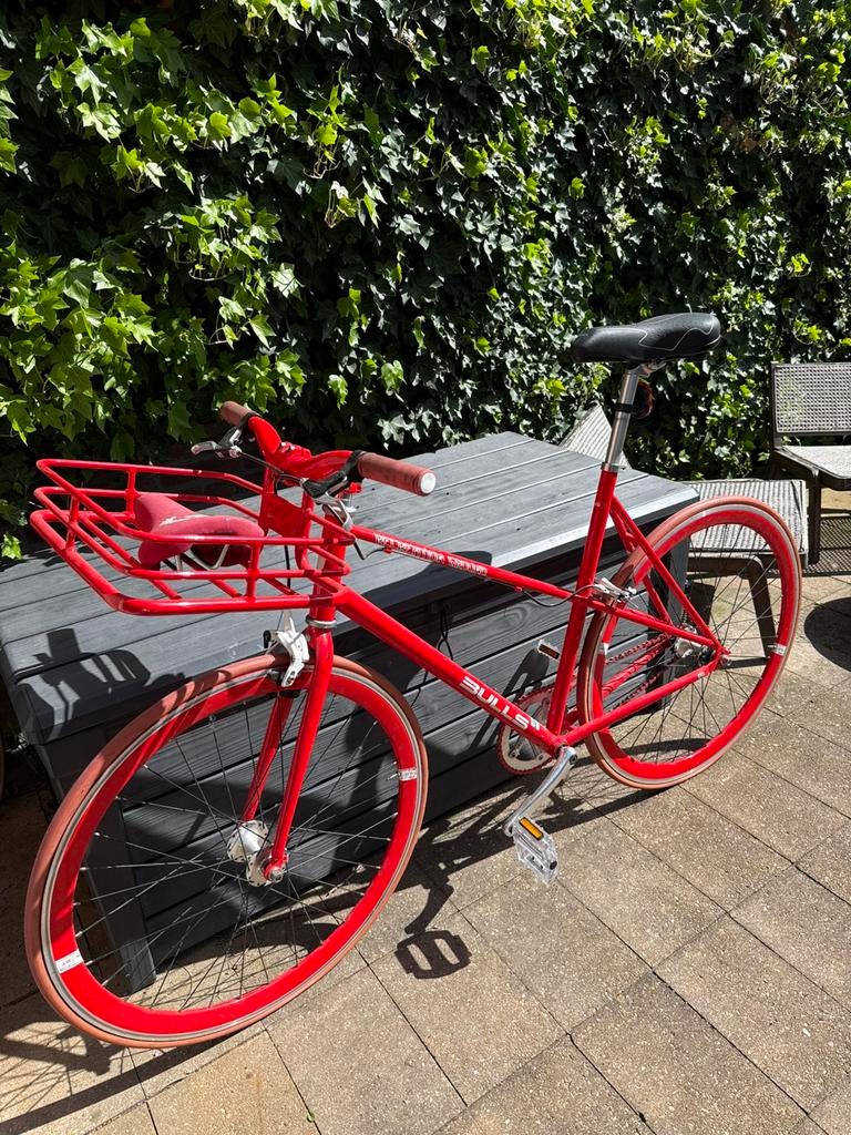 Bulls cruiser rood, Fietsen en Brommers, Staal, Cruiser, Ophalen of Verzenden, Zo goed als nieuw