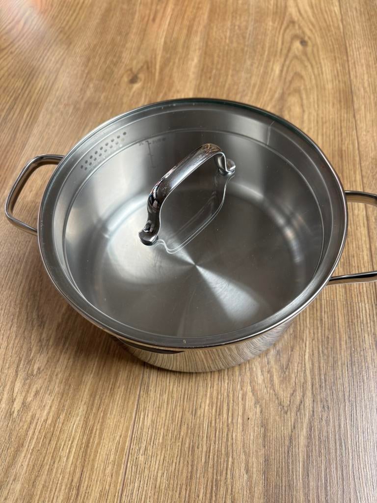 Masterchef pan voor inductie, Kookpan of Snelkookpan, Inductieplaat, Ophalen of Verzenden, Zo goed als nieuw