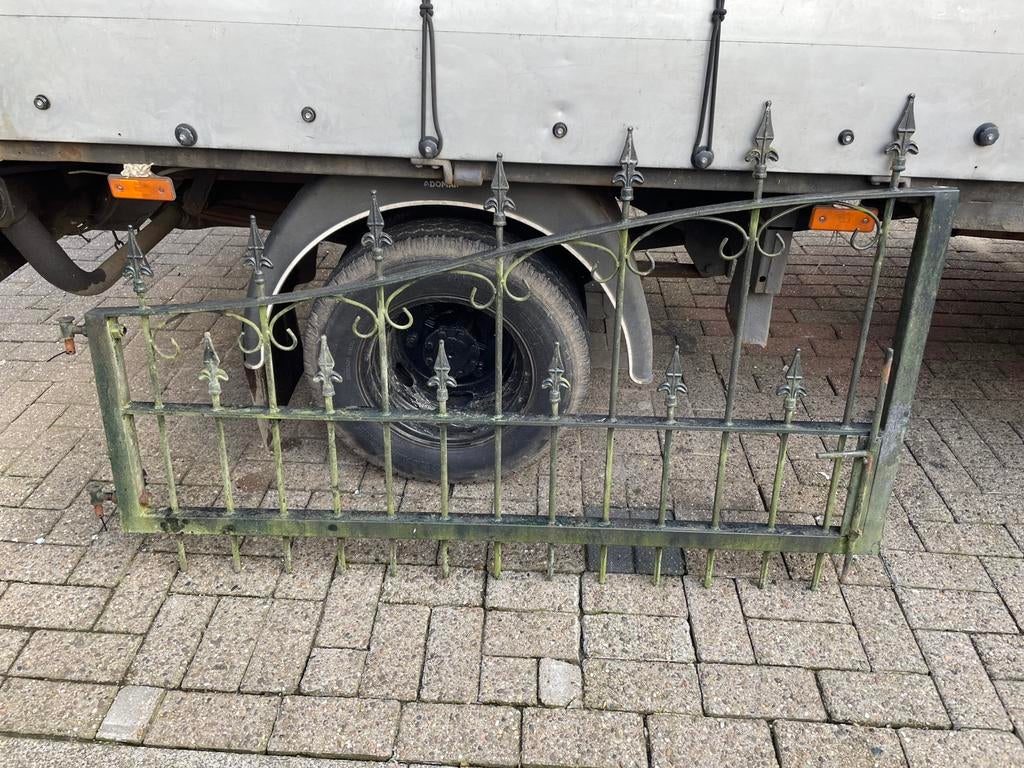 Smeedijzeren poort 1 deel, Tuin en Terras, Tuinhekken en Hekwerk, Ophalen, Zo goed als nieuw, Nvt, Sierhekwerk