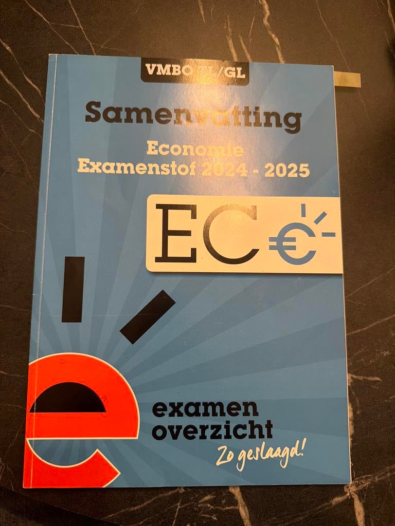 Samenvatting Economie Examenstof VMBO/GL 2024-2025, Ophalen, Gelezen, VMBO, Economie