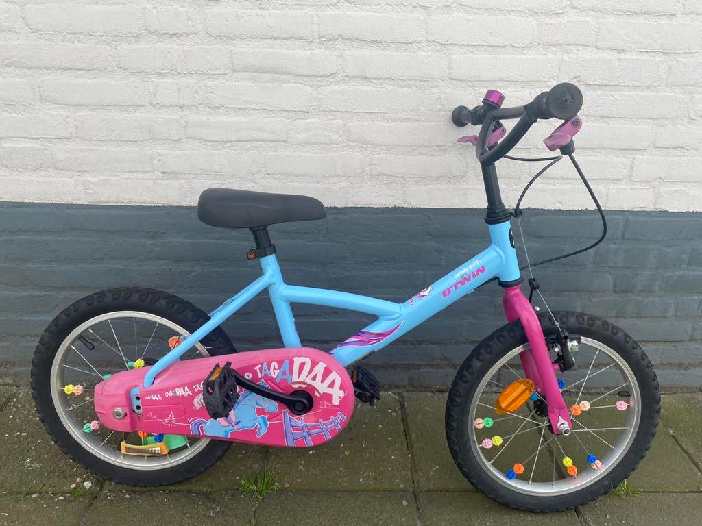 BTWIN Wendy Pony 16 inch Kinderfiets, Ophalen, Zo goed als nieuw, 16 tot 20 inch