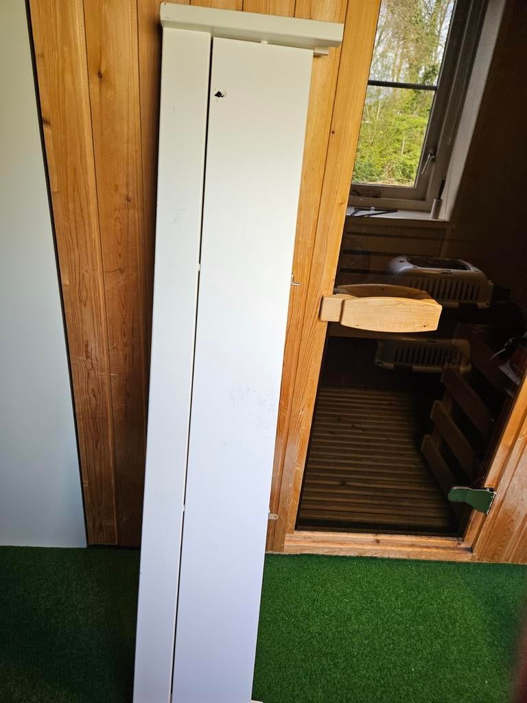 Witte bedplank, Ophalen, Gebruikt, Wit, 200 cm