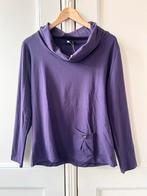 Paarse Enolah top met lange mouwen, maat 42 - NP 59,-, P, Paars, P, Nieuw
