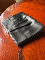 HEEL MOOI ZWART LEREN TASJE/CLUTCH JAREN 1940/50, Ophalen of Verzenden, Gebruikt